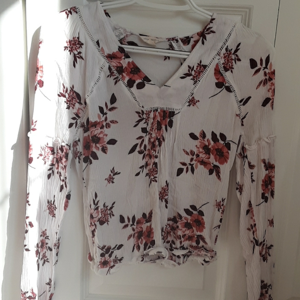 White Flower shirt